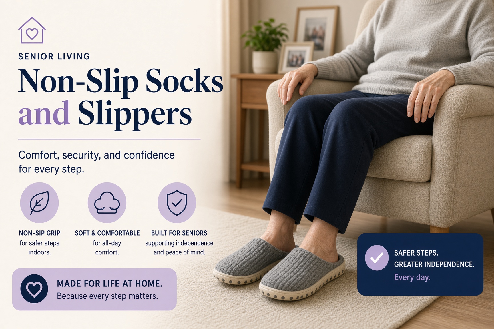 Non-Slip Socks & Slippers